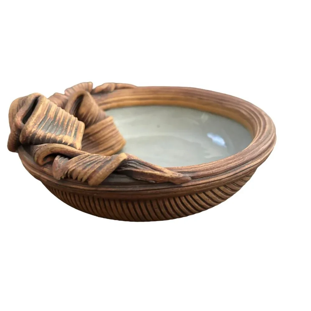 Vintage Terrafirma USA Accents Ellen Evans Bow Bowl 7